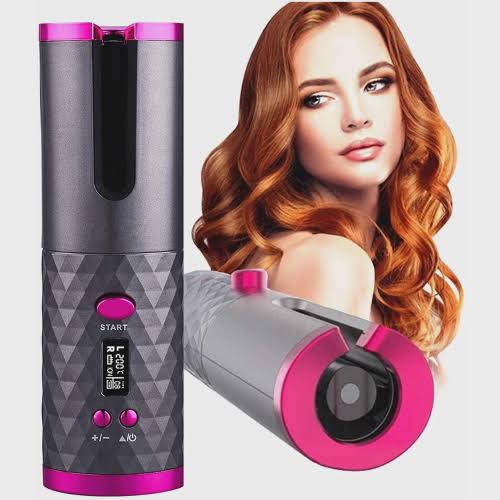 Modelador de Cachos Portátil Sem Fio Usb Cabelo Curl